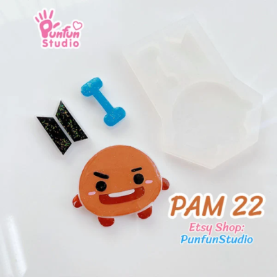 PAM 18 - 25 BT Animal Mold Set / K-POP / Painting Anime Mold / Silicone Mold