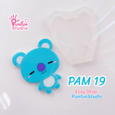 PAM 18 - 25 BT Animal Mold Set / K-POP / Painting Anime Mold / Silicone Mold