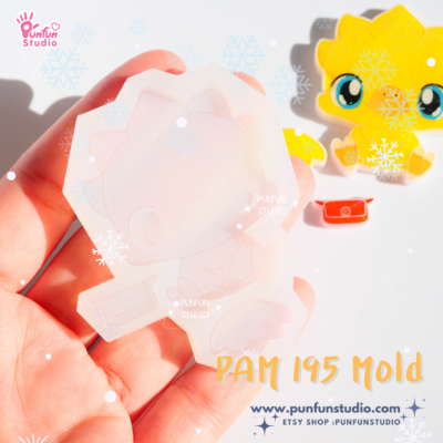 PAM 195 Choco Final Monster Mold / Fantasy / Painting Anime Mold / Silicone Mold