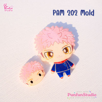 PAM 201-208 Sorcerer Mold Set / Set 8 Molds + Special Mold PAM 209 / Painting Anime Mold / Silicone Mold