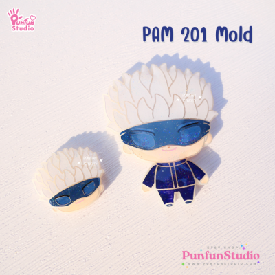 PAM 201-208 Sorcerer Mold Set / Set 8 Molds + Special Mold PAM 209 / Painting Anime Mold / Silicone Mold
