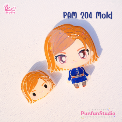 PAM 201-208 Sorcerer Mold Set / Set 8 Molds + Special Mold PAM 209 / Painting Anime Mold / Silicone Mold