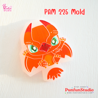 PAM 221-228 Godzilla x Kong Mold Set / 8 Molds + Free 2 Molds / Monsterverse / Painting Anime Mold / Silicone Mold