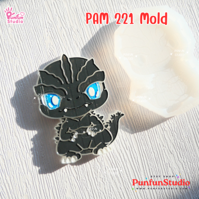 PAM 221-228 Godzilla x Kong Mold Set / 8 Molds + Free 2 Molds / Monsterverse / Painting Anime Mold / Silicone Mold