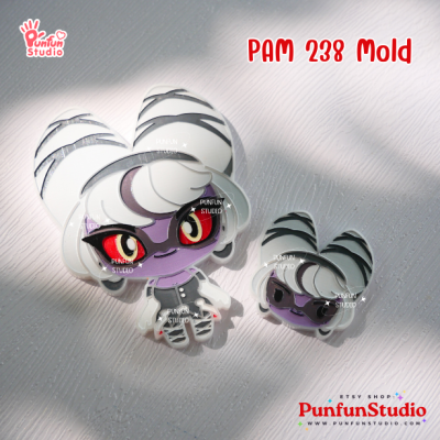 PAM 231 - 238 Demon Hotel Mold Set / Hazbin / Free Special Mold PAM 239 / Painting Anime Mold / Silicone Mold
