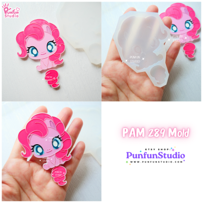 Pony PAM 285, 286, 287, 288, 289, 290 / Painting Anime Mold / Painted Resin / Silicone Mold
