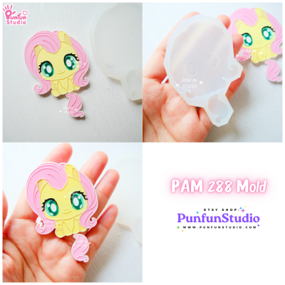 Pony PAM 285, 286, 287, 288, 289, 290 / Painting Anime Mold / Painted Resin / Silicone Mold