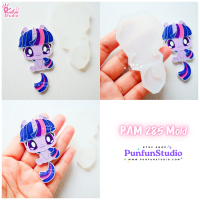 Pony PAM 285, 286, 287, 288, 289, 290 / Painting Anime Mold / Painted Resin / Silicone Mold