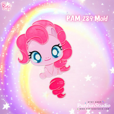 Pony PAM 285, 286, 287, 288, 289, 290 / Painting Anime Mold / Painted Resin / Silicone Mold