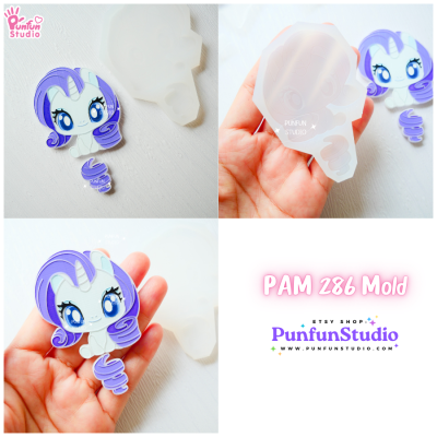 Pony PAM 285, 286, 287, 288, 289, 290 / Painting Anime Mold / Painted Resin / Silicone Mold