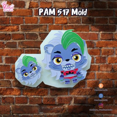 PAM 291-294, 513, 517 / Five Night / Painting Anime Mold / Silicone Mold