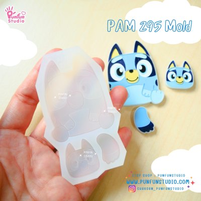 Bluey Mold PAM 295, 394 Mold / Painting Anime Mold / Silicone Mold