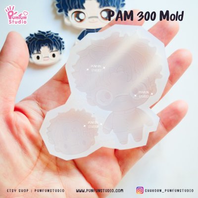 PAM 299, 300, 301 Danda Mold / Painting Anime Mold / Silicone Mold