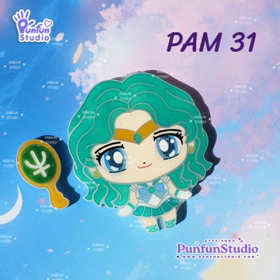PAM 30 - 34 Outer Senshi & Tuxedo Mold  / Sailor / Set 5 Pieces / Painting Anime Mold / Silicone Mold