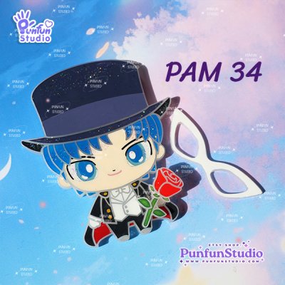 PAM 30 - 34 Outer Senshi & Tuxedo Mold  / Sailor / Set 5 Pieces / Painting Anime Mold / Silicone Mold