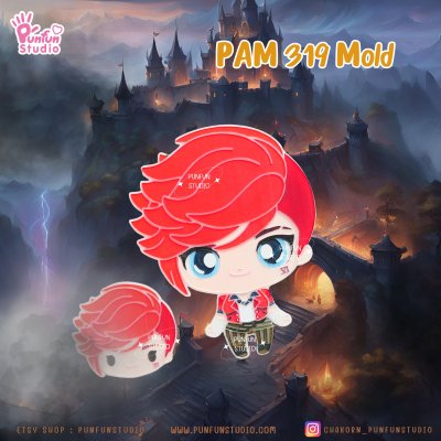 PAM 319, 320 V & J Arcane Mold / League of Legend Mold / Painting Anime Mold / Silicone Mold
