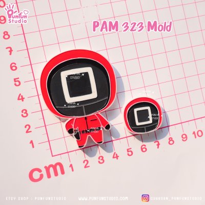 PAM 321, 322, 323, 324, 325 Squid Game Mold / Painting Anime Mold / Silicone Mold