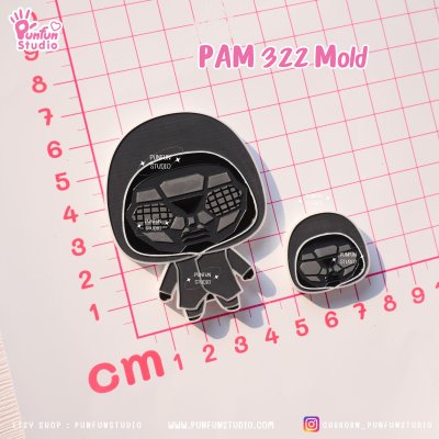 PAM 321, 322, 323, 324, 325 Squid Game Mold / Painting Anime Mold / Silicone Mold