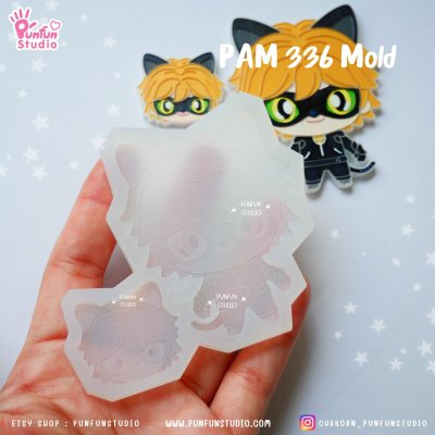 Lady B Mold PAM 335, 336 / Painting Anime Mold / Silicone Mold