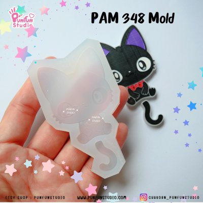 Cutie Animal Mold PAM 346, 347, 348 / Painting Anime Mold / Silicone Mold