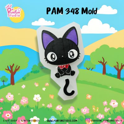 Cutie Animal Mold PAM 346, 347, 348 / Painting Anime Mold / Silicone Mold
