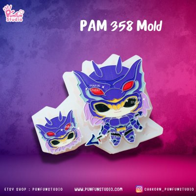 Final Fantasy IV Mold / PAM 358, 364, 365, 366, 367, 368, 369 / FF4 / Painting Anime Mold / Silicone Mold