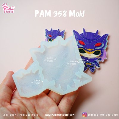 Final Fantasy IV Mold / PAM 358, 364, 365, 366, 367, 368, 369 / FF4 / Painting Anime Mold / Silicone Mold