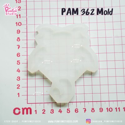 Digimold PAM 360, 361, 362, 363 / Painting Anime Mold / Silicone Mold