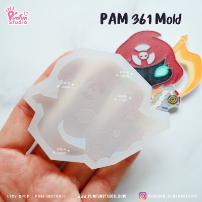 Digimold PAM 360, 361, 362, 363 / Painting Anime Mold / Silicone Mold