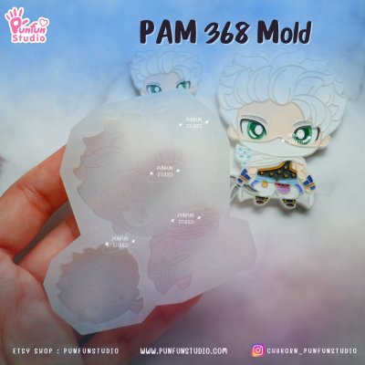 Final Fantasy IV Mold / PAM 358, 364, 365, 366, 367, 368, 369 / FF4 / Painting Anime Mold / Silicone Mold