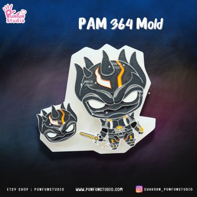 Final Fantasy IV Mold / PAM 358, 364, 365, 366, 367, 368, 369 / FF4 / Painting Anime Mold / Silicone Mold