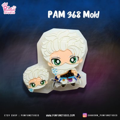 Final Fantasy IV Mold / PAM 358, 364, 365, 366, 367, 368, 369 / FF4 / Painting Anime Mold / Silicone Mold