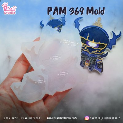 Final Fantasy IV Mold / PAM 358, 364, 365, 366, 367, 368, 369 / FF4 / Painting Anime Mold / Silicone Mold