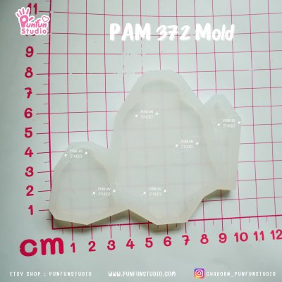 Apothecary Mold PAM 371, 372 / Painting Anime Mold / Silicone Mold