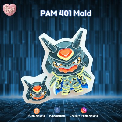 Digimold PAM 397, 398, 399, 340, 341 Mold / Painting Anime Mold / Silicone Mold