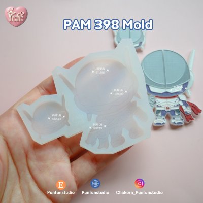 Digimold PAM 397, 398, 399, 340, 341 Mold / Painting Anime Mold / Silicone Mold
