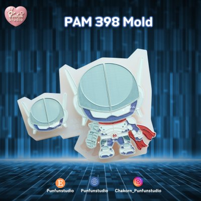 Digimold PAM 397, 398, 399, 340, 341 Mold / Painting Anime Mold / Silicone Mold