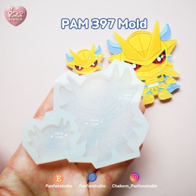 Digimold PAM 397, 398, 399, 340, 341 Mold / Painting Anime Mold / Silicone Mold