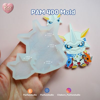 Digimold PAM 397, 398, 399, 340, 341 Mold / Painting Anime Mold / Silicone Mold
