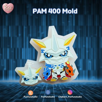 Digimold PAM 397, 398, 399, 340, 341 Mold / Painting Anime Mold / Silicone Mold