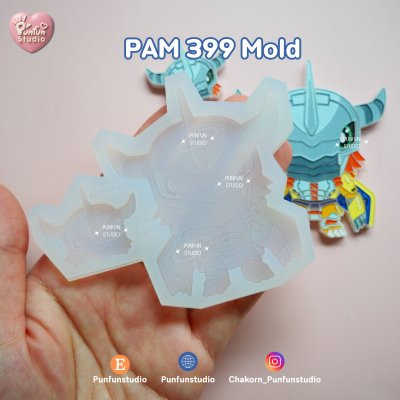 Digimold PAM 397, 398, 399, 340, 341 Mold / Painting Anime Mold / Silicone Mold