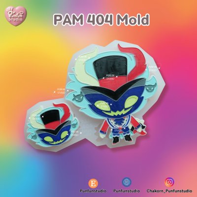 PAM 239, 359, 402-406 Demon Hotel Mold Set / Hazbin  / Seven Deadly Sins / Painting Anime Mold / Silicone Mold