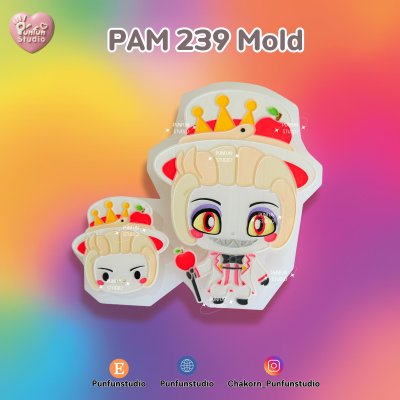 PAM 239, 359, 402-406 Demon Hotel Mold Set / Hazbin  / Seven Deadly Sins / Painting Anime Mold / Silicone Mold
