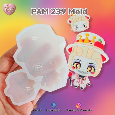 PAM 239, 359, 402-406 Demon Hotel Mold Set / Hazbin  / Seven Deadly Sins / Painting Anime Mold / Silicone Mold