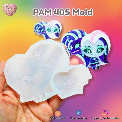PAM 239, 359, 402-406 Demon Hotel Mold Set / Hazbin  / Seven Deadly Sins / Painting Anime Mold / Silicone Mold