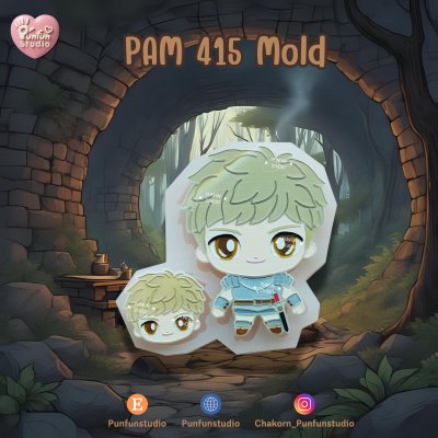 PAM 413-418 Delicious in Dungeon Molds / Painting Anime Mold / Silicone Mold