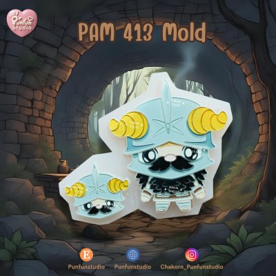 PAM 413-418 Delicious in Dungeon Molds / Painting Anime Mold / Silicone Mold