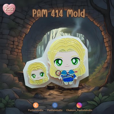 PAM 413-418 Delicious in Dungeon Molds / Painting Anime Mold / Silicone Mold