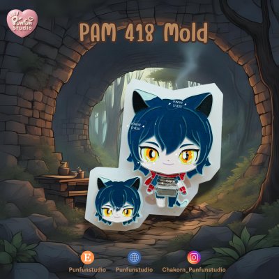 PAM 413-418 Delicious in Dungeon Molds / Painting Anime Mold / Silicone Mold