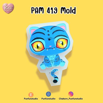 Kpop Demon Hunter Mold PAM 419- 420 / kpop demon hunter / Painting Anime Mold / Silicone Mold